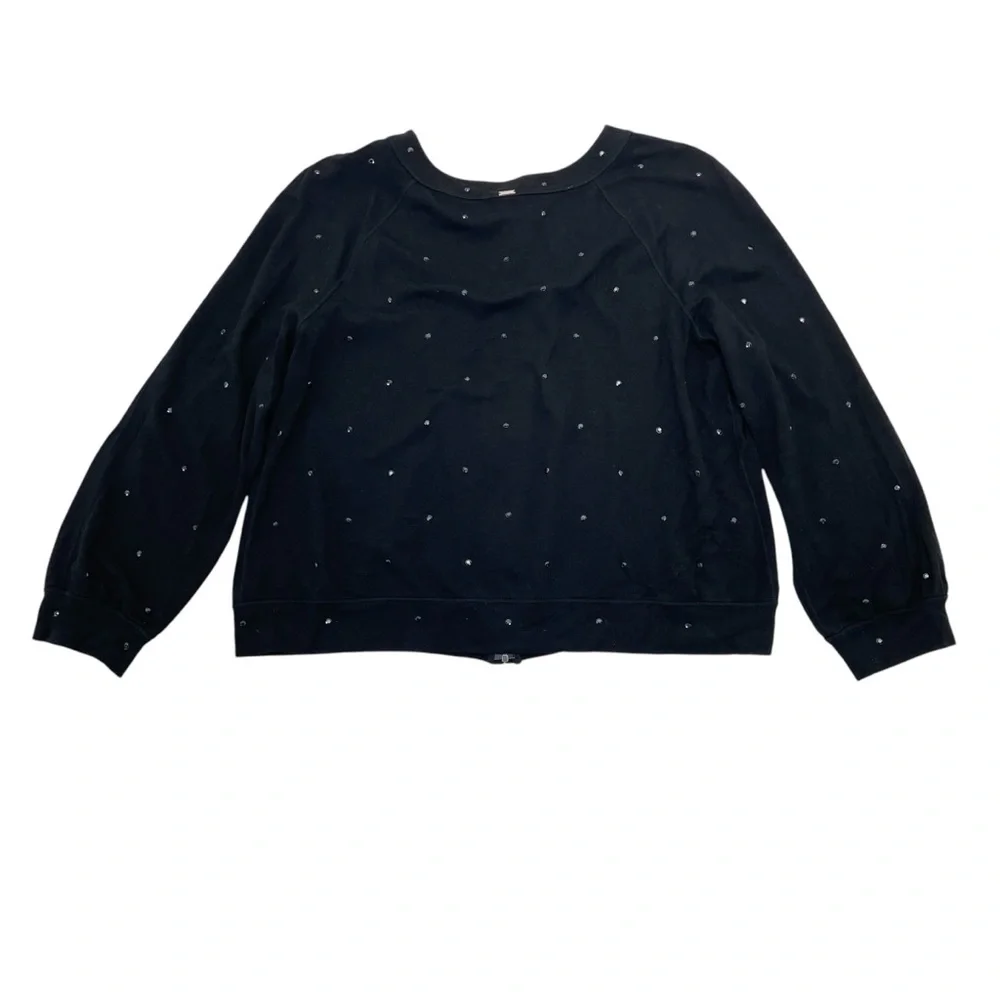 St. John Cardigan Jacket Large Black